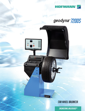 geodyna® 7200S Équilibreuse de roues avec écran LCD brochure